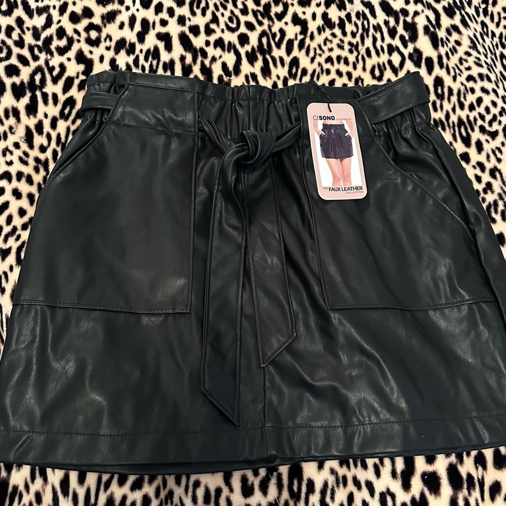 Black Leather skirt